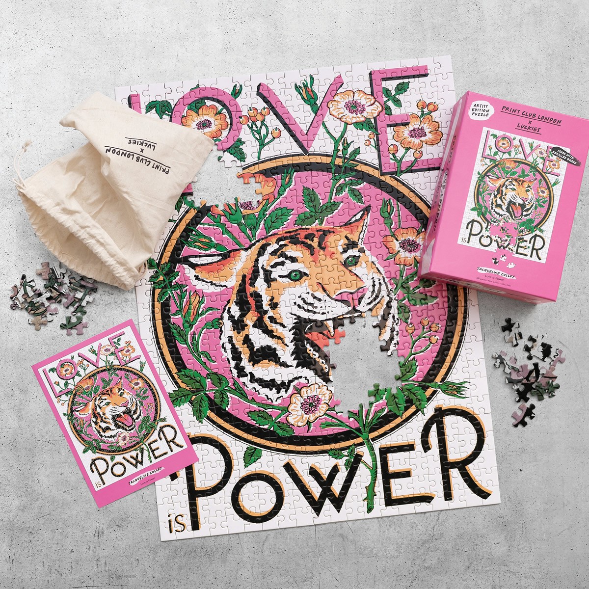 Puzzle Tiger Power